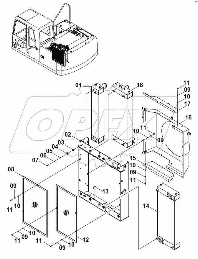  20C0758 RADIATOR GP (A)