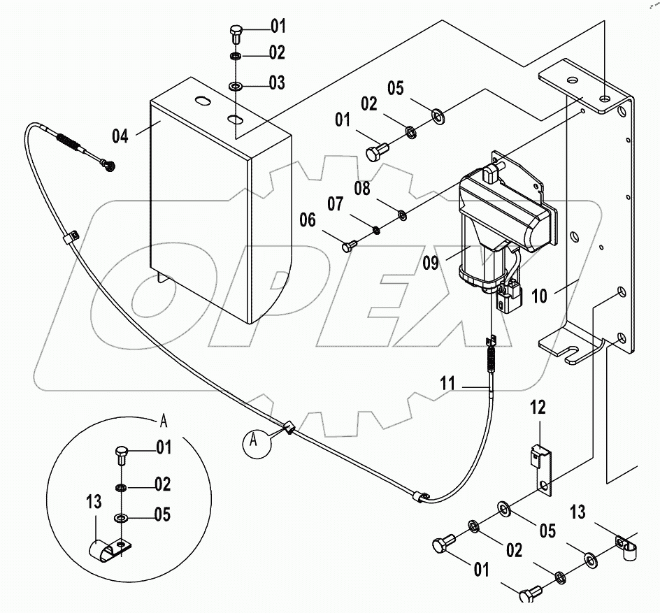  46C5542 FRAME WIRING AS (B)