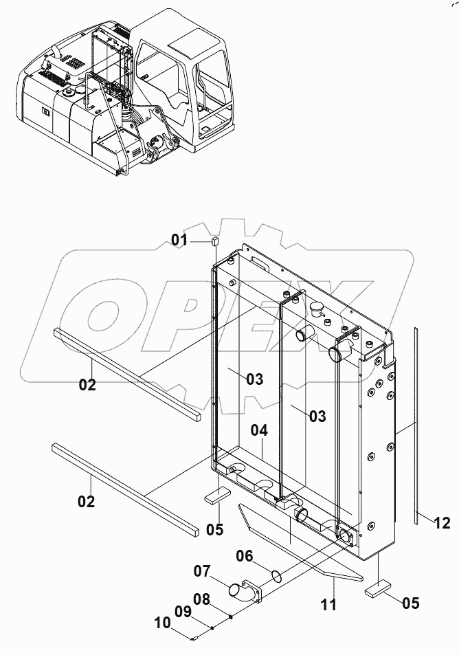 20C0758 RADIATOR GP (B)