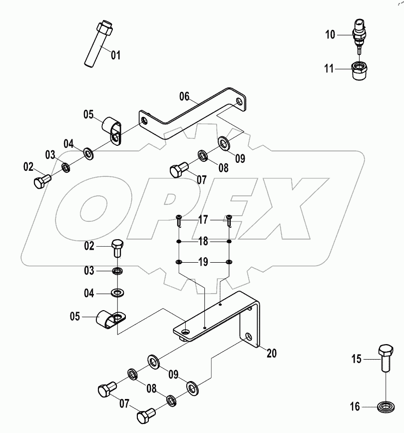  46C6894 ENGINE WIRING AS (B)