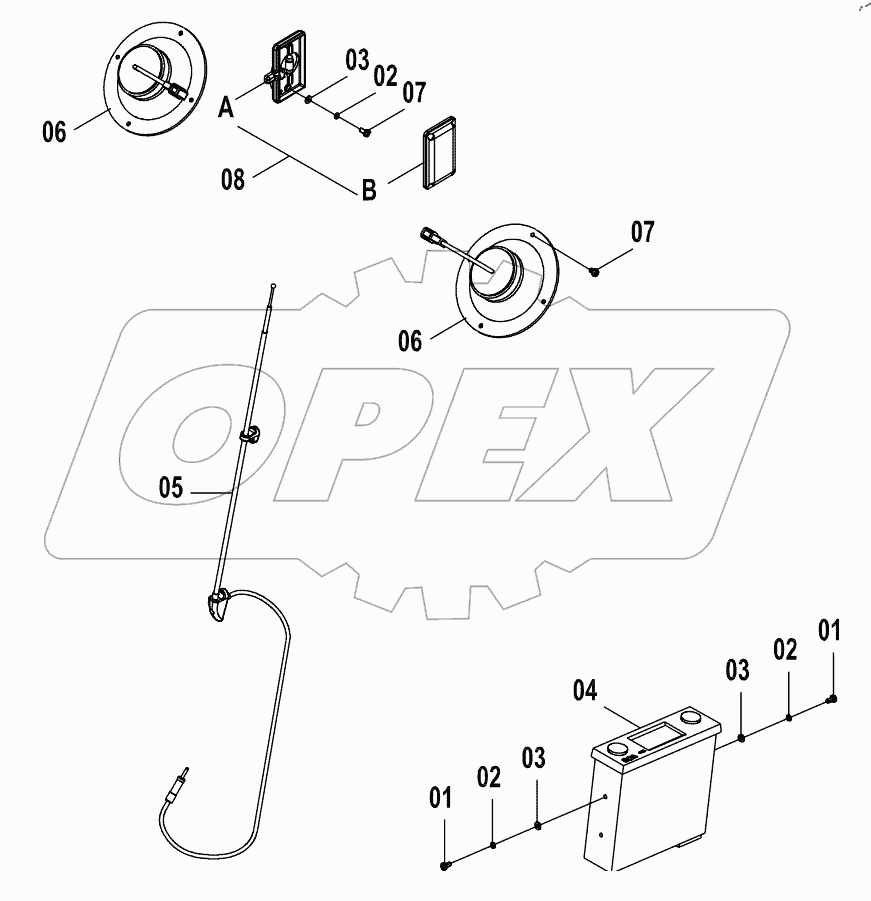  46C5544 CAB WIRING AS (B)