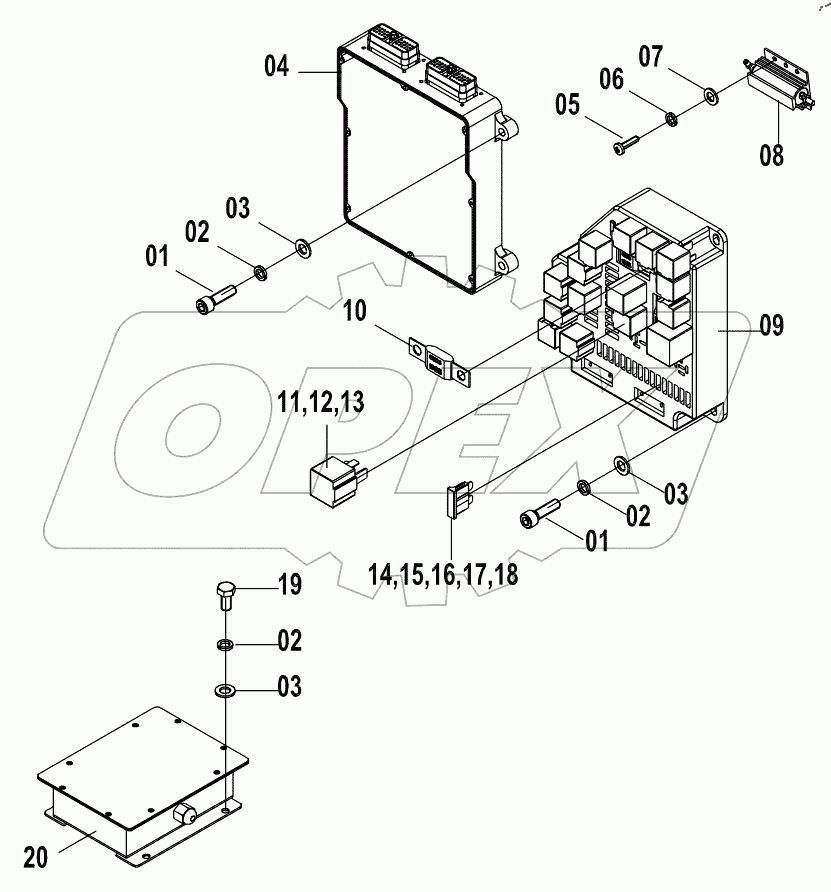  46C5544 CAB WIRING AS (D)