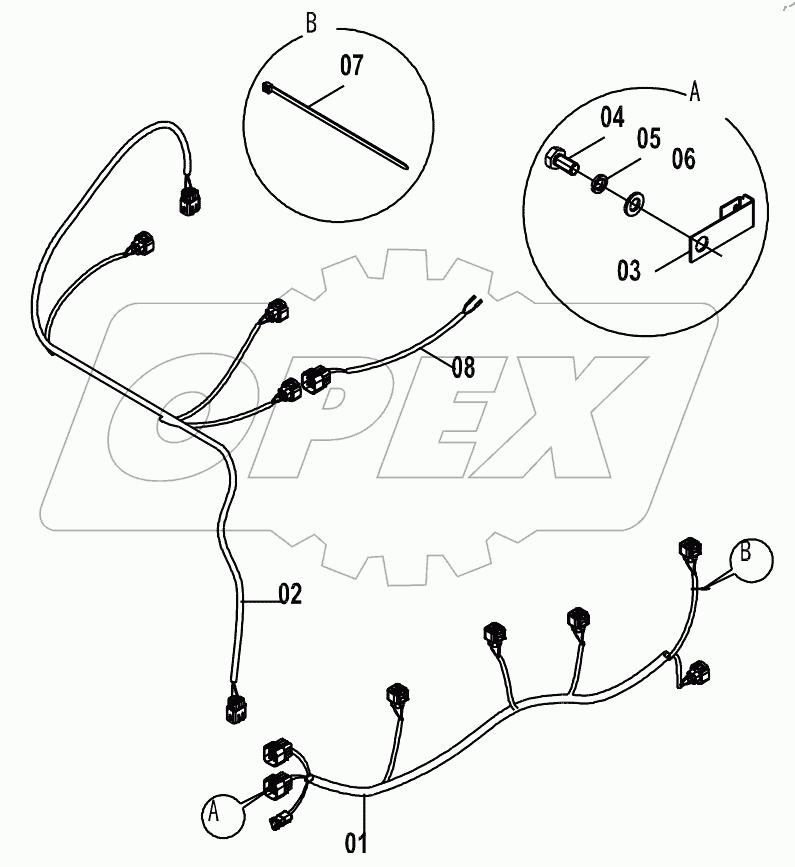  46C5544 CAB WIRING AS (E)