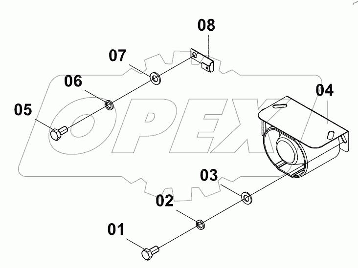  46C5400 000 TRAVEL ALARM WIRING AS