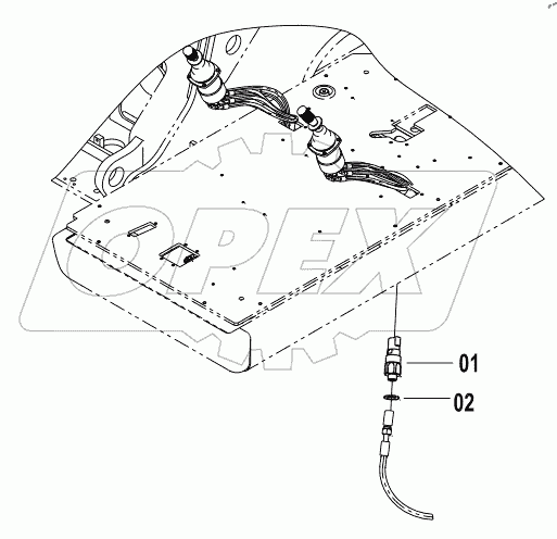  46C5641 000 REVOLVING ALARM WIRING AS