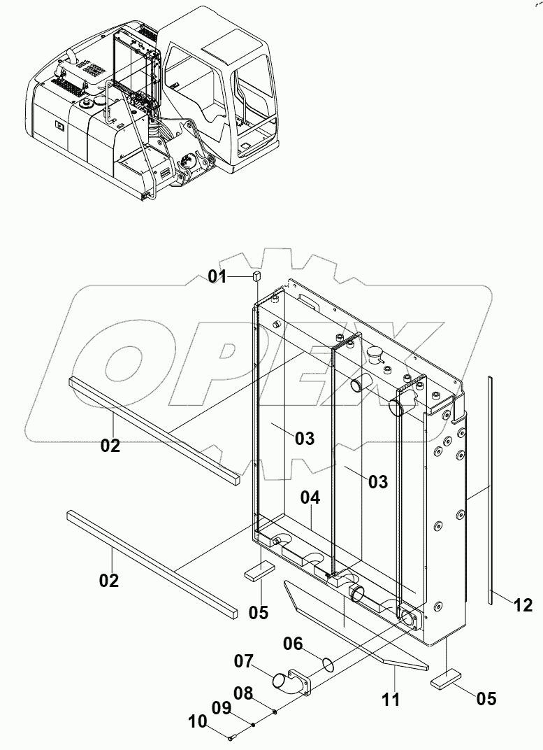  20C1031 RADIATOR GP (B)