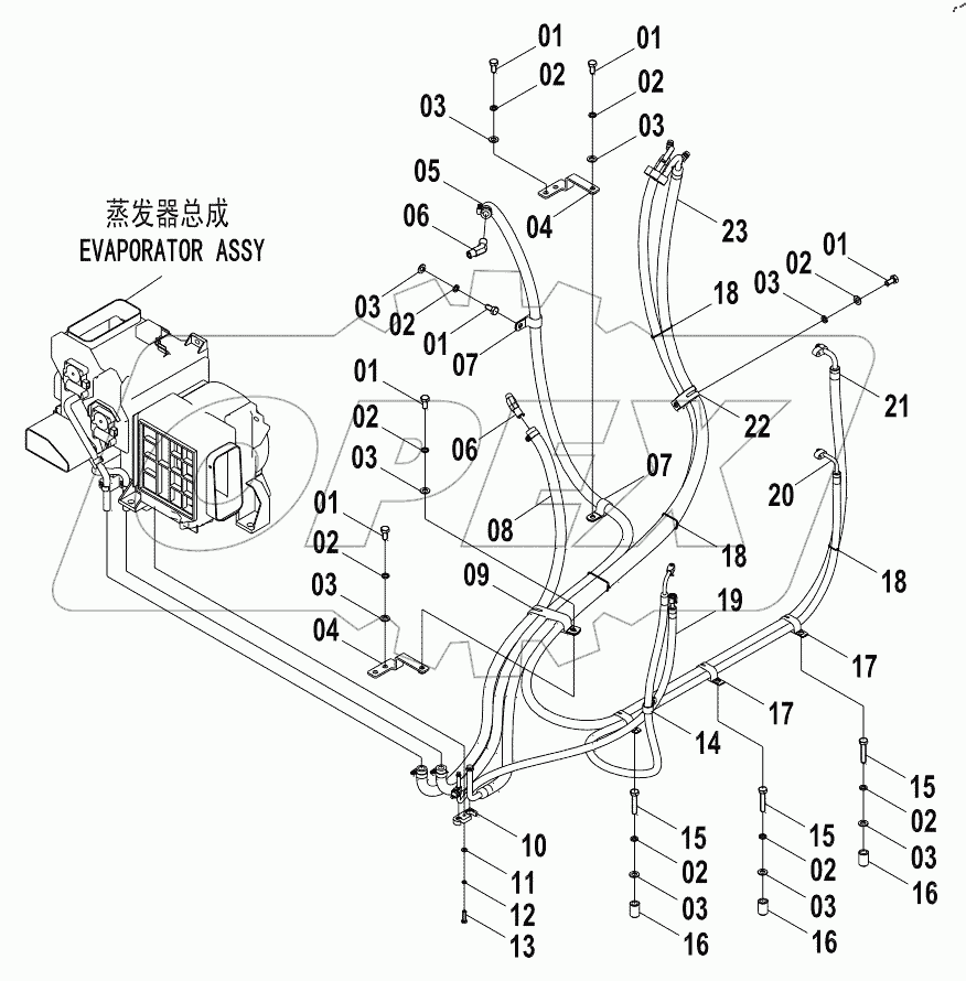  23E0311 AIR CONDITIONING SYSTEM (F)