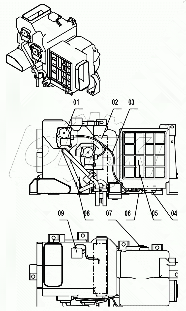  46C5189 000 EVAPORATOR AS