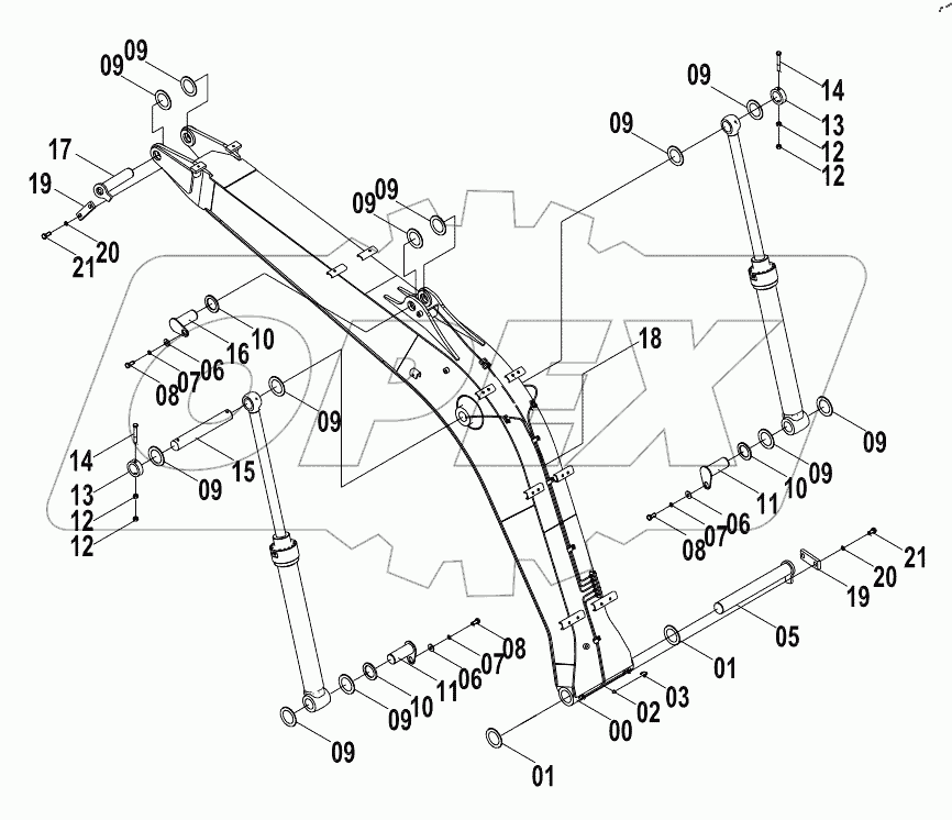  32E1033 WORK IMPLEMENT SYSTEM (A)