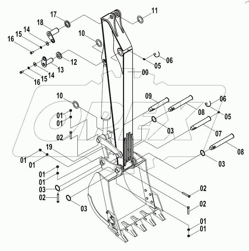  32E1033 WORK IMPLEMENT SYSTEM (B)