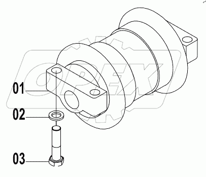  33E0110(C) LOWER ROLLER