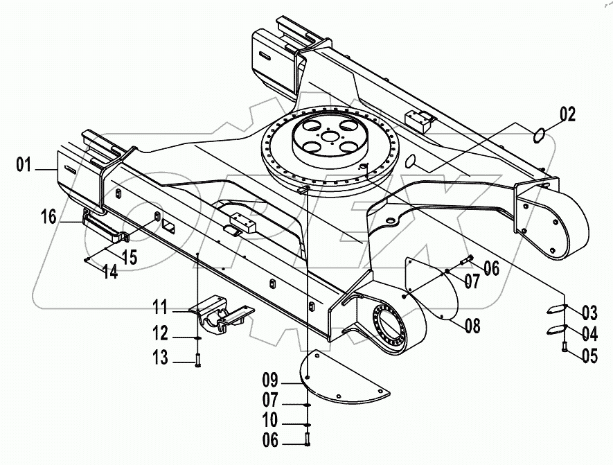  33E0146(A) TRACK FRAME
