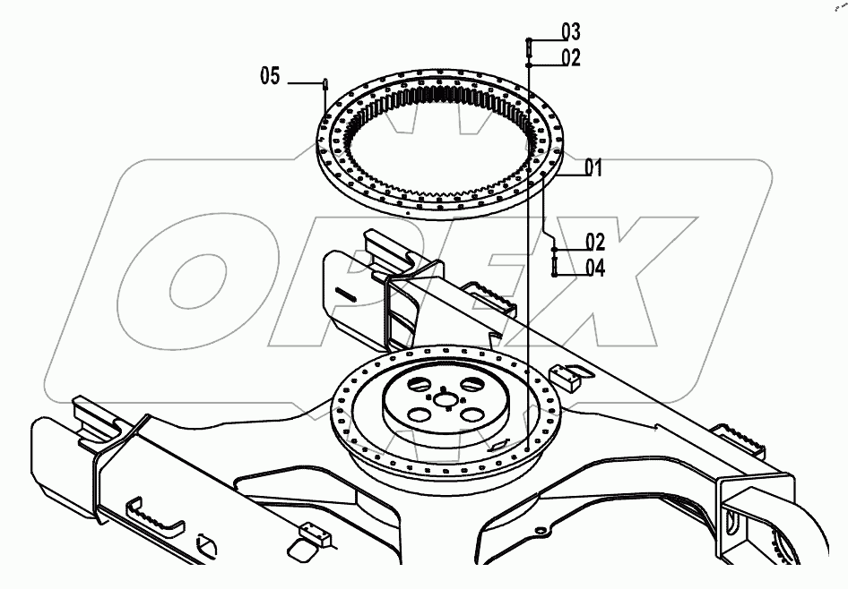  33E0146(B) SWING BEARING