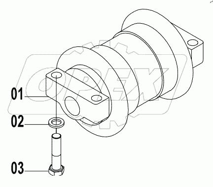  33E0146(C) LOWER ROLLER