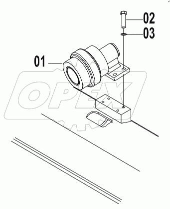  33E0146(D) CARRIER ROLLER