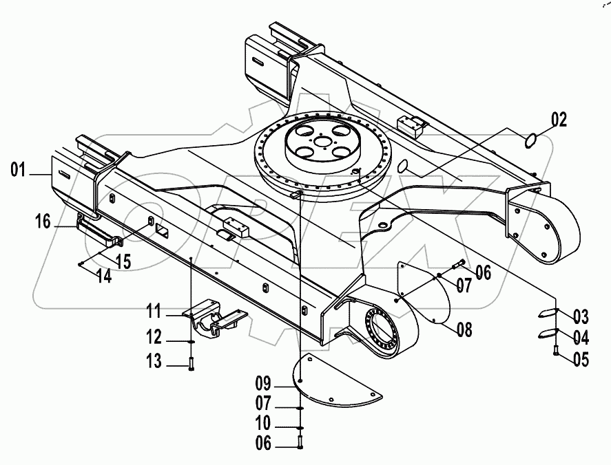  33E0173 (A) TRACK FRAME