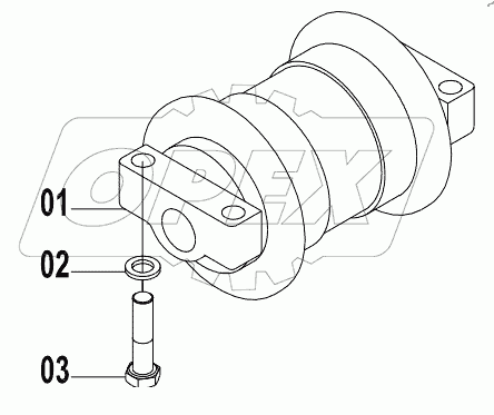  33E0173 (C) LOWER ROLLER