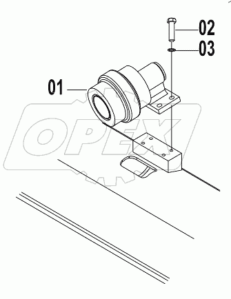  33E0173 (D) CARRIER ROLLER