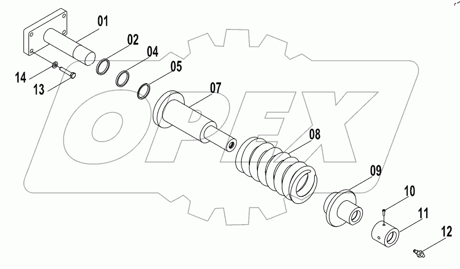  44C0203 001 TENSIONER