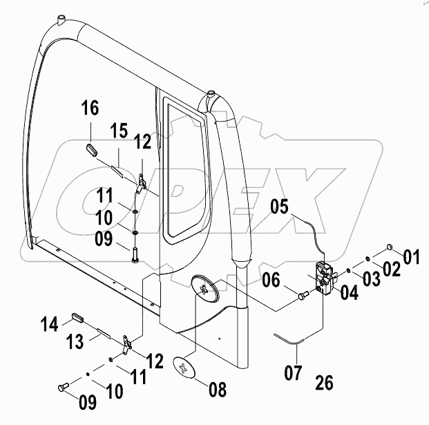  47C1498 CABIN ASSY (C)