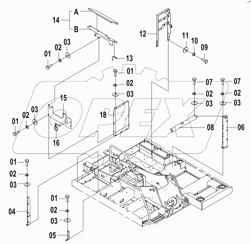  44E0357 ENGINE HOOD AS (C)