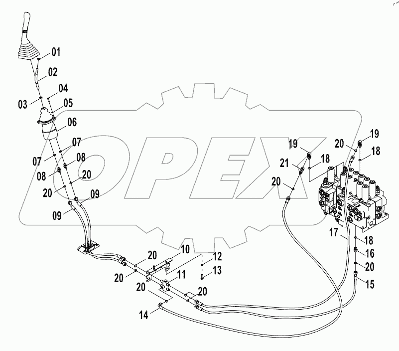  12E0237 PILOT HYDRAULIC SYSTEM (C)