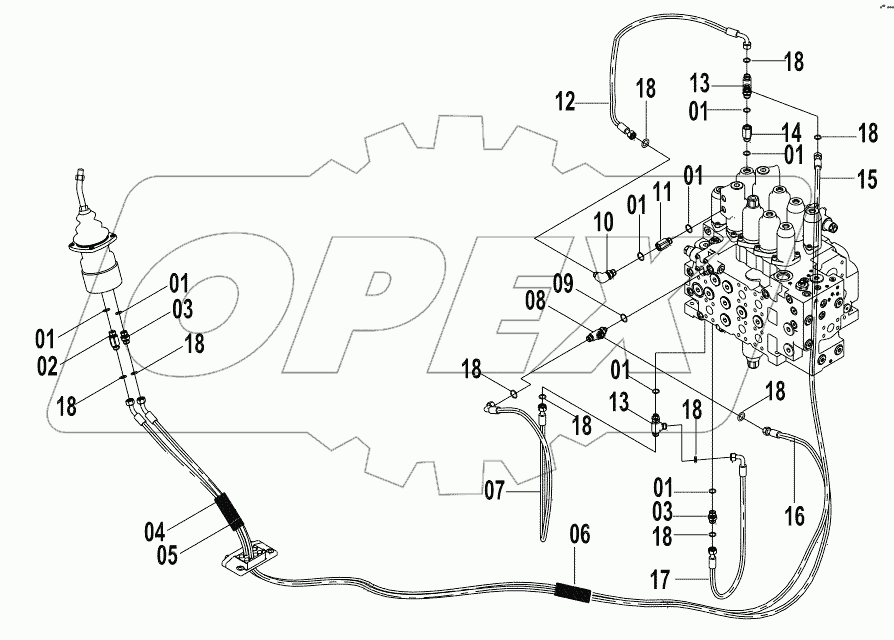  12E0115 (E) PILOT HYDRAULIC SYSTEM (E)