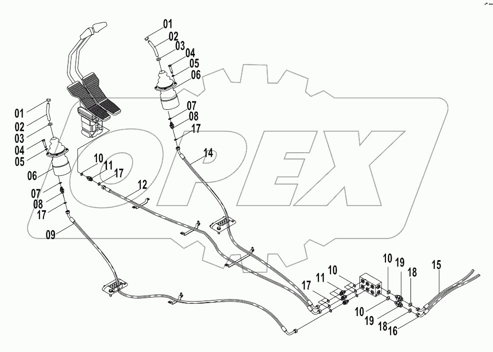  12E0200 (C) PILOT HYDRAULIC SYSTEM (C)