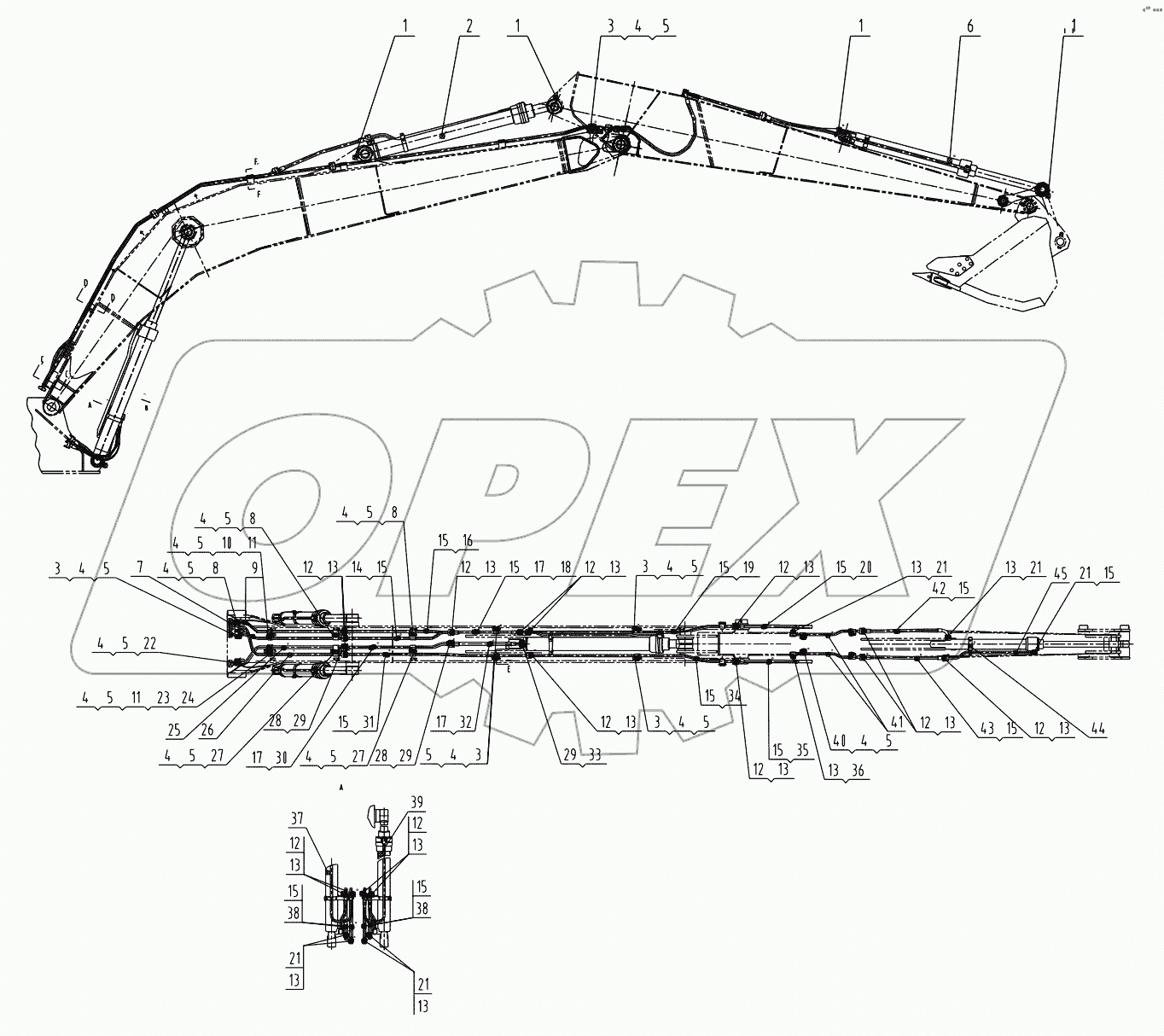 11Y0019 000 WORK IMPLEMENT LINES
