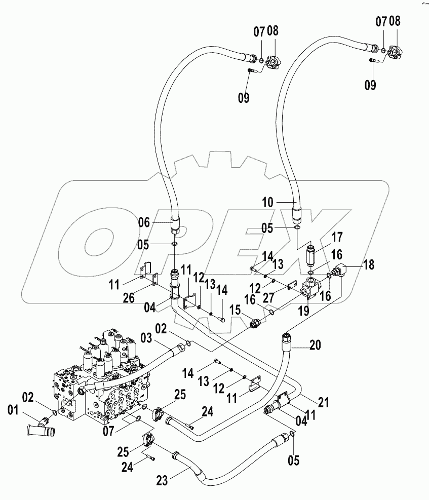  15E0491 007 ATTACHMENT PLATFORM LINES