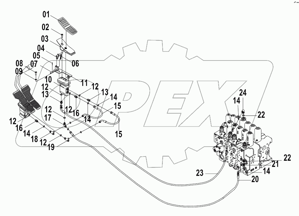  12E0265 001 ATTACHMENT PILOT LINES