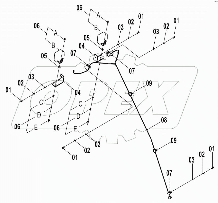  46C3918 (I) FRAME WIRING AS (I)