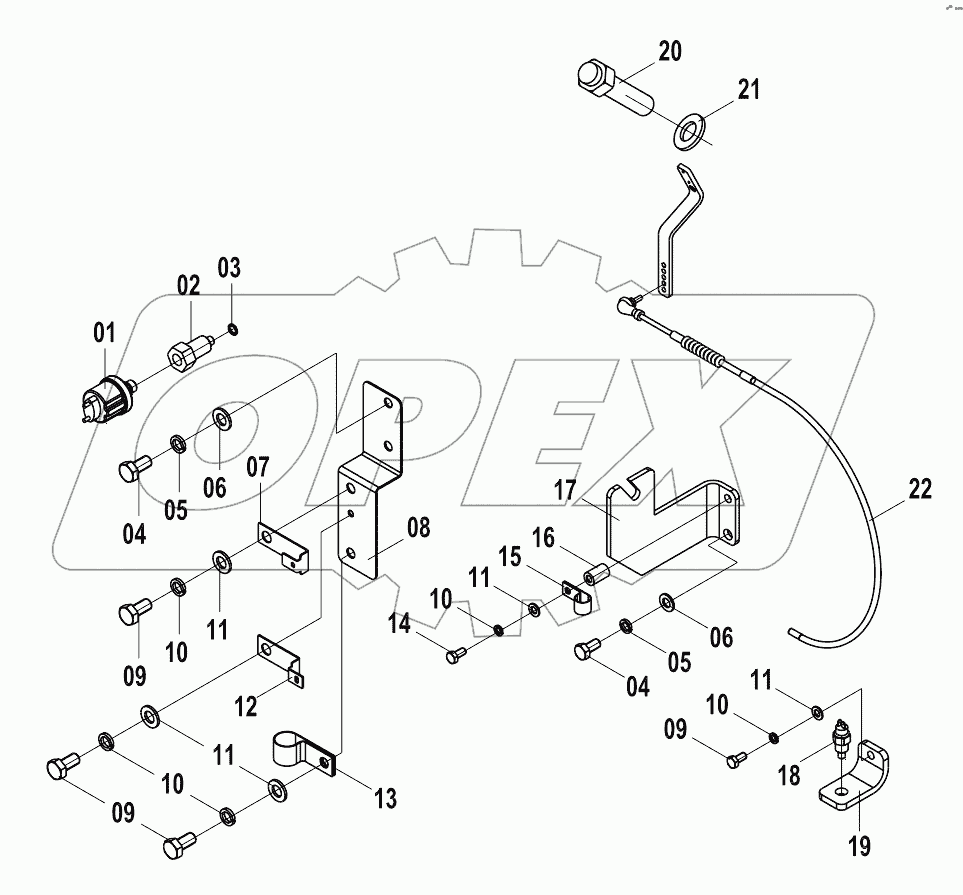  46C5642 (B) ENGINE WIRING AS (B)