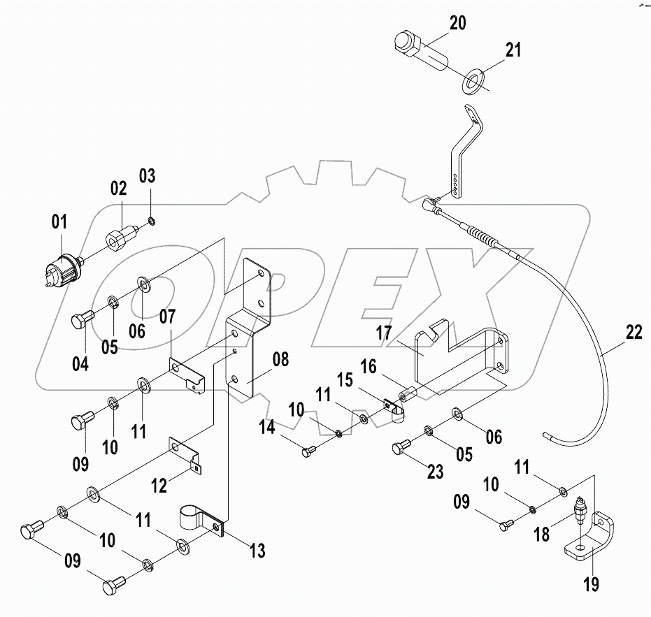  46C3922 (B) ENGINE WIRING AS (B)