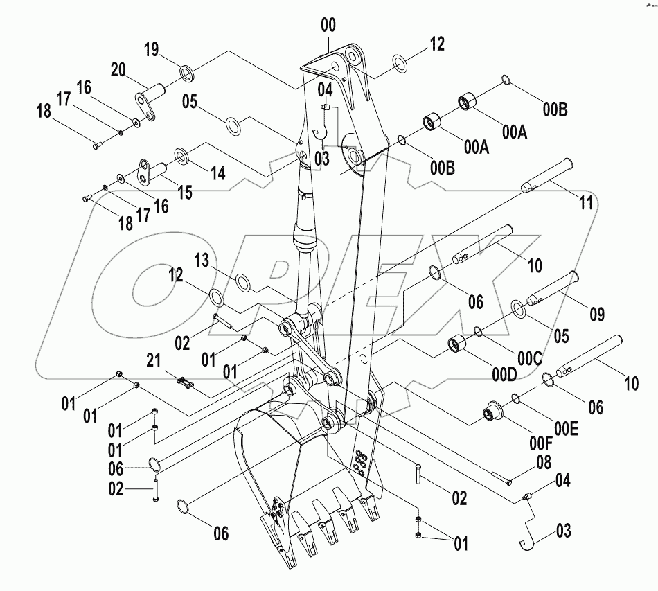  32E0783 (B) ARM ASS`Y
