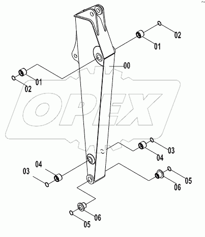  43C0257 002 ARM ASSY