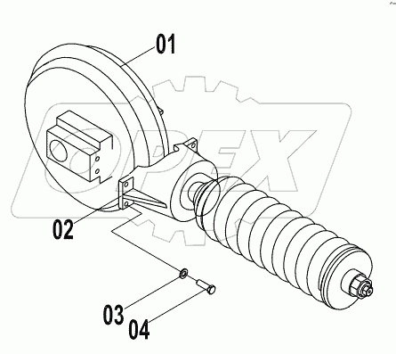  33E0091 (D) TENSION DEVICE