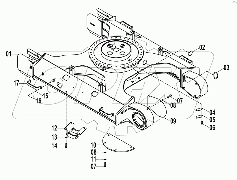 33E0157 (A) TRACK FRAME