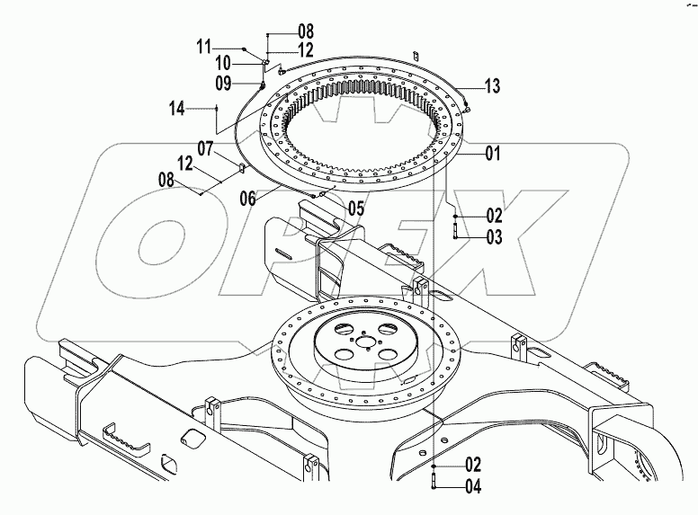  33E0157 (B) SWING BEARING