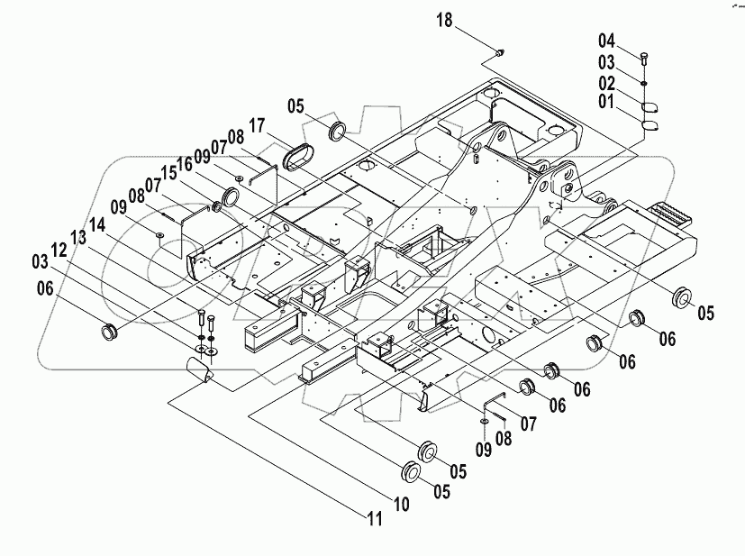  34E0147 (A) REVOLVING FRAME AS (A)