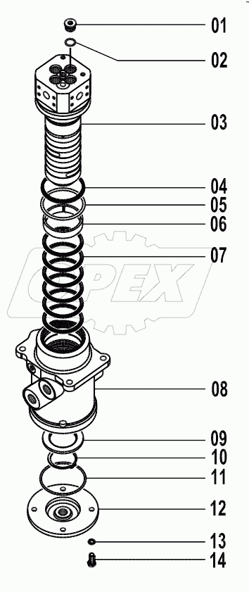 12C0240 001 ROTARY CONNECTION