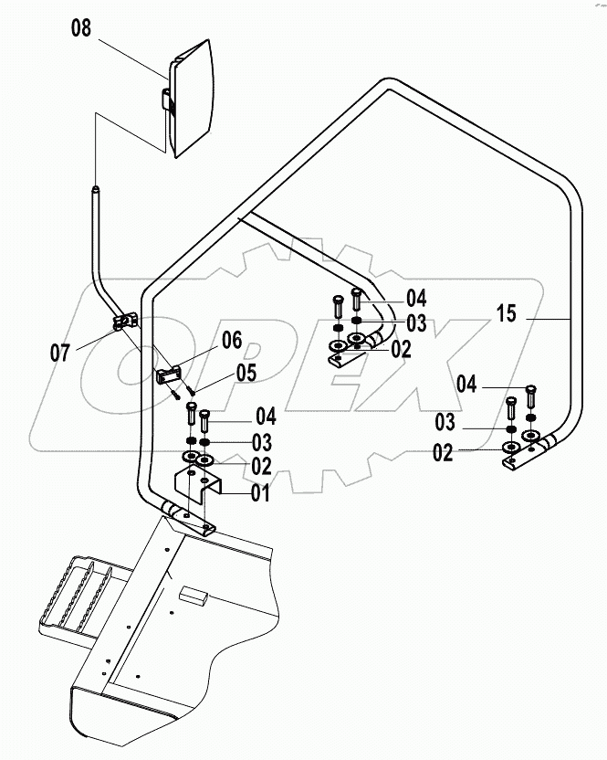  34E0147 (B) REVOLVING FRAME AS (B)