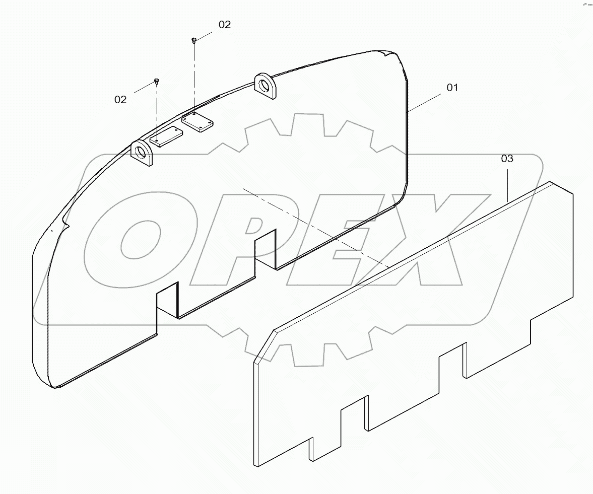 27C0517 002 COUNTERWEIGHT GP