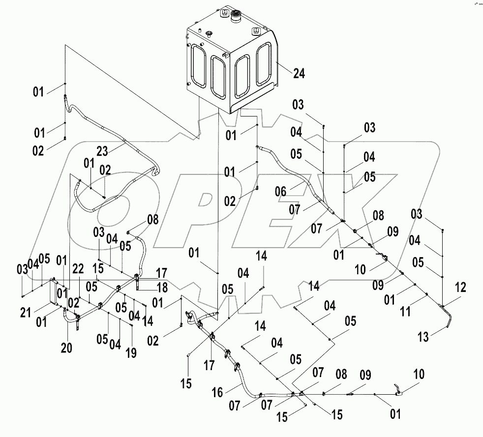 40C5521 (A) FUEL PIPING