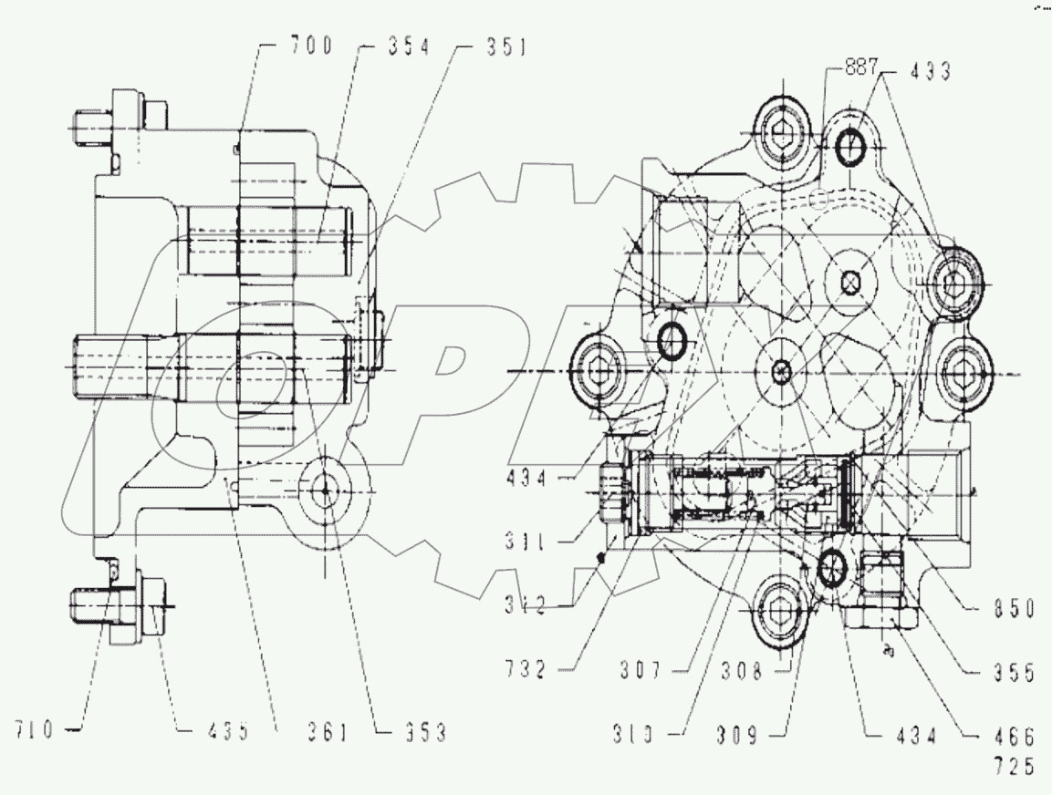 11C0590 002 PUMP GEAR