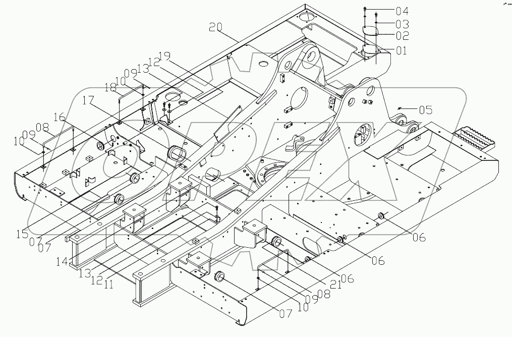 34E0139 (A) REVOLVING FRAME AS