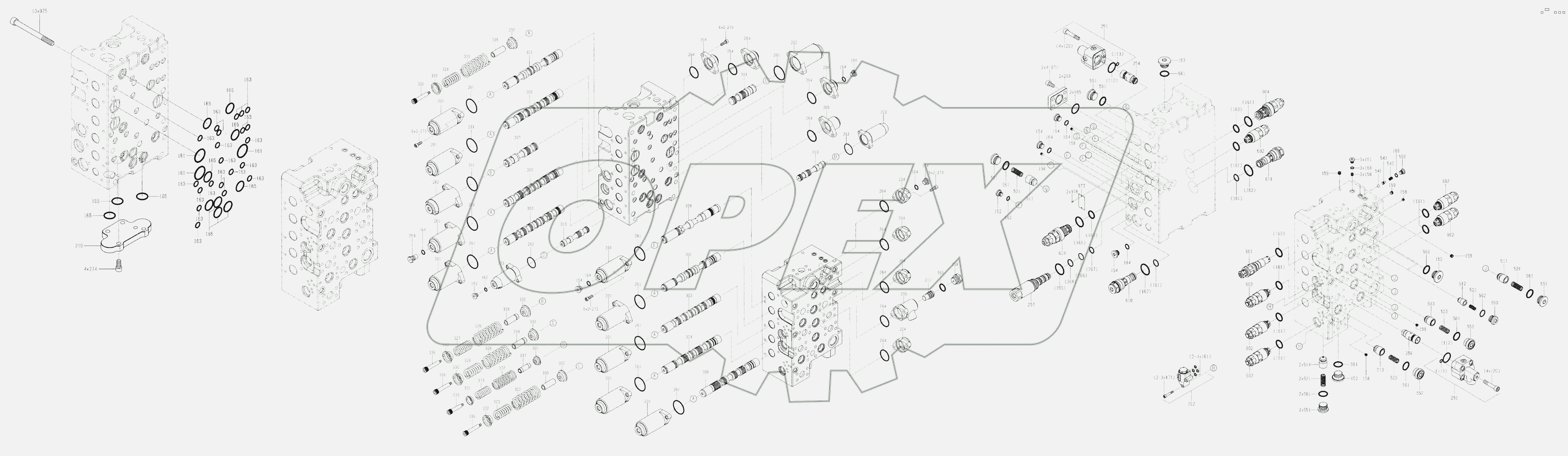 12C3668 002 MAIN CONTROL VALVE