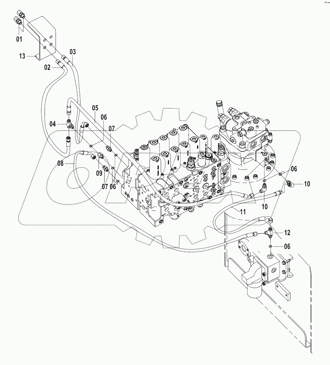12Y0020 (F) PILOT HYDRAULIC SYSTEM