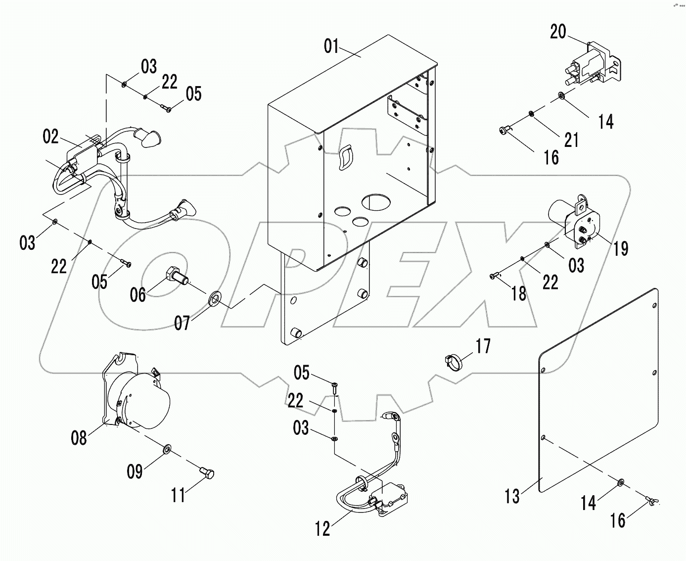 46C6273 003 CONTROL BOX AS