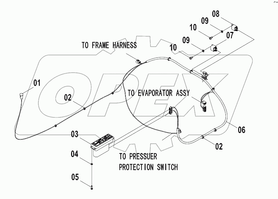 23E0442 (B) AIR CONDITIONING SYSTEM